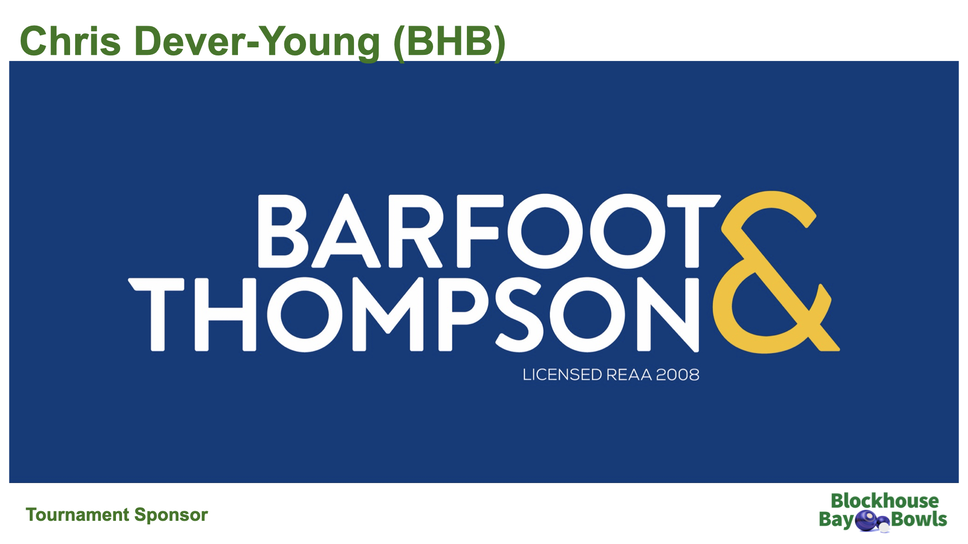 Barfoot & Thompson (BHB) - Chris Dever-Young